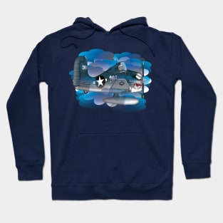 CS Cartoon Machines Airplane V 1.1. Hoodie